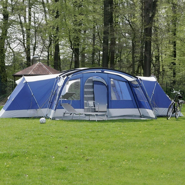 SKANDIKA NIMBUS 12 Person Man XL Group Tent 4 Sleeping Cabins 2