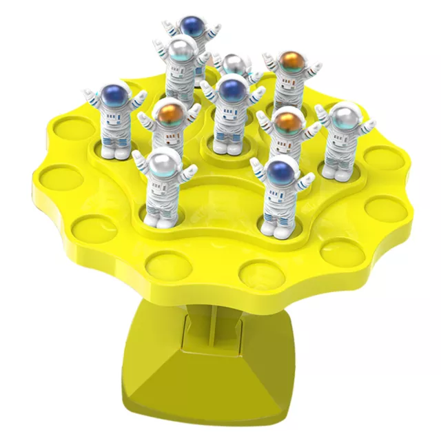 (S Yellow 24 Spaceman)Balance Tree Board Game Enhance Coordination Balance Tree