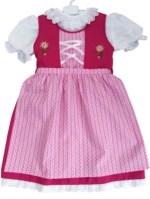Dirndl per bambini baby dirndl per ragazze rosa rosa