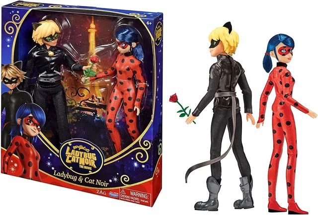 MIRACULEUX COCCINELLE CHAT Noir Film 2 Paquet Poupée Exclusif Adrien