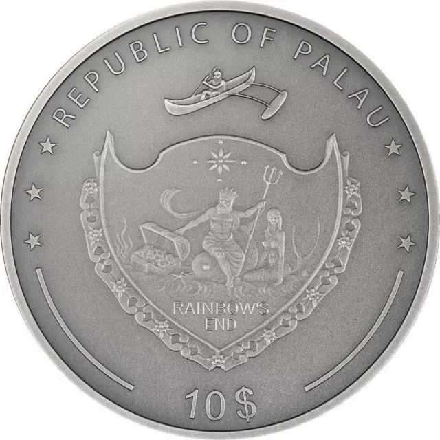 Palau 2023 $10 ADVENTURE Daydreamer 2oz Silver Coin 2