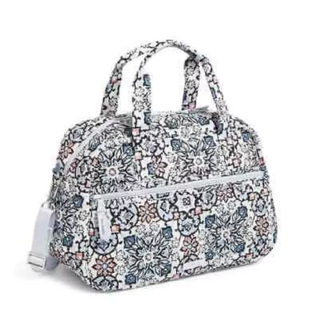 Vera Bradley Factory Style Compact Traveler Duffel Bag in Libson Medallion $119