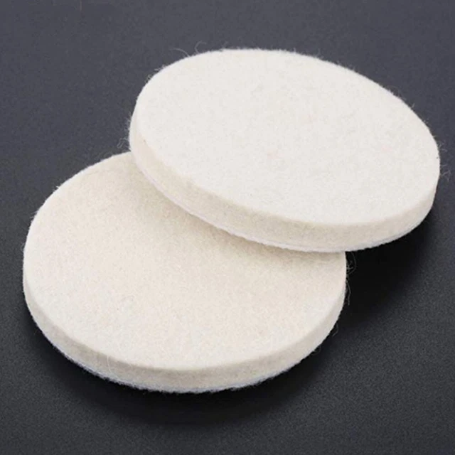 Qualità superiore cuscinetti lucidanti feltro di lana 3 pollici per restauro ceramica 2