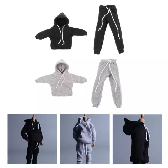 1/12 Figura maschile Vestiti Abiti Tuta da jogging da uomo Set per action figure