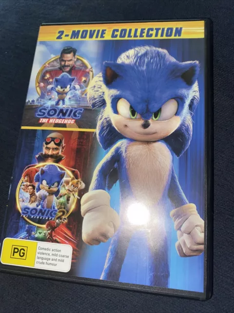 2 DVDs - Sonic 1 e 2 - O Filme