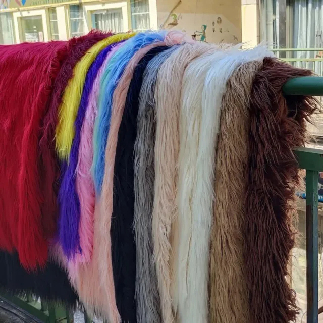 25×45cm Pile Length Fleece Fabric Plush Doll Faux Fur DIY Gift Toy Accessories