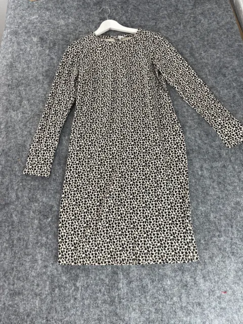 Noppies Dress Womens Medium Maternity Leopard Cheetah Long Sleeve Viscose N328