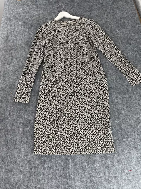 Noppies Dress Womens XS Maternity Leopard Cheetah Long Sleeve Viscose N328