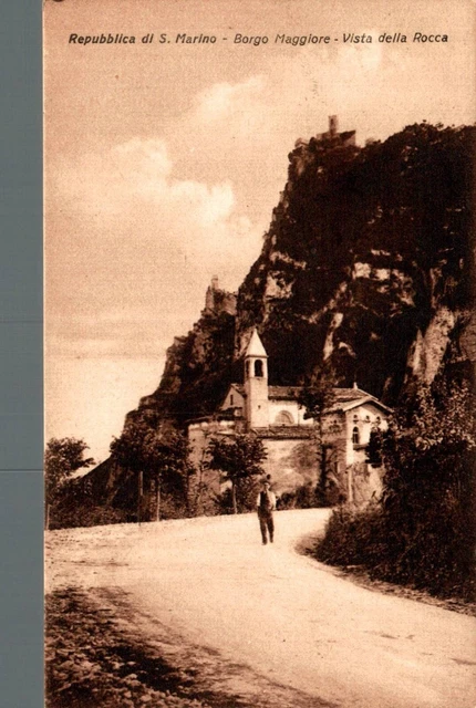 R. San Marino Borgo Maggiore vista dalla Rocca F. piccolo non spedita