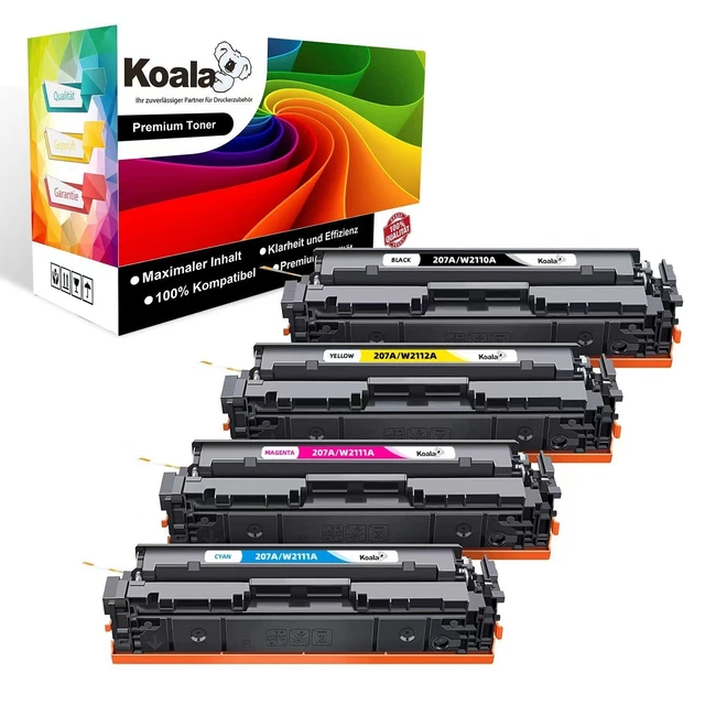Superprint 207A Toner Multipack Met Chip – Vervangend Voor HP Color LaserJet Pro M255dw, M282nw, M283cdw, M283fdw – 4 Stuks (zwart, Cyaan, Geel, Magenta)