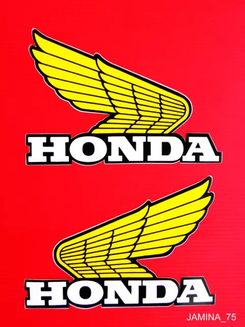Honda Wing CR TRX MR MT XL XR SL ATC ATV Quad Fuel Gas Tank Decal Sticker Logo