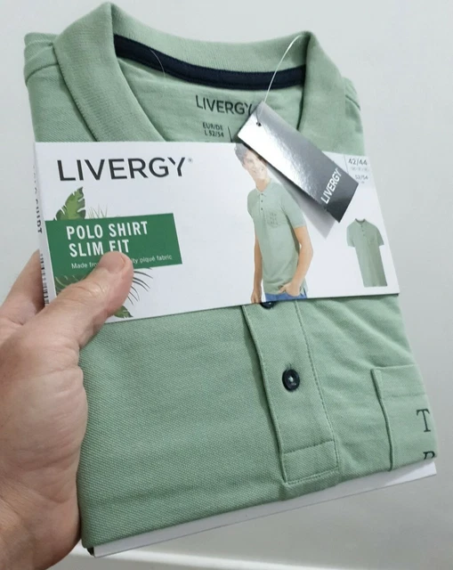 Livergy polo 2025 shirt slim fit