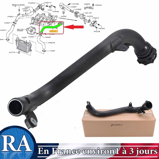 Moteur N12b14a Tuyau Refroidisseur Turbo Prevu Pour Nissan Cube Juke