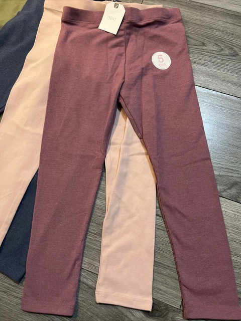 Pacchetto leggings ragazze Next età 6 nuovi con etichette 2