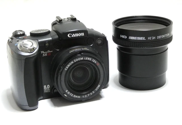 Protecteur D'Écran Bruni (x2) Pour Canon PowerShot S5 IS - Anti-Rayures - Transparent - Neuf