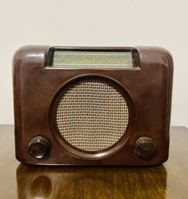 RADIO D’EPOCA A VALVOLE BUSH DAC 90 Da Collezione, 1946, FUNZIONANTE, MOLTO RARA