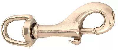 Stainless Steel Swivel Round Eye Bolt Snap, 3/4-In.