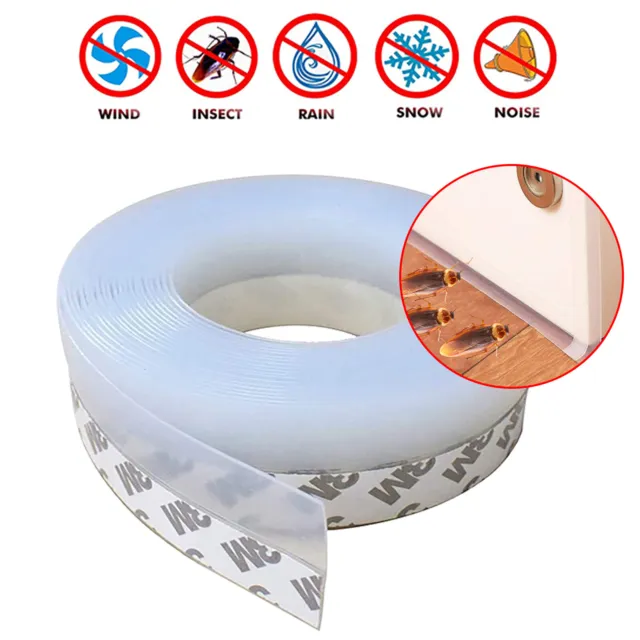 5M 35mm Self Adhesive Door Windshield Sealing Tape Door Bottom Weatherstrip  ZF