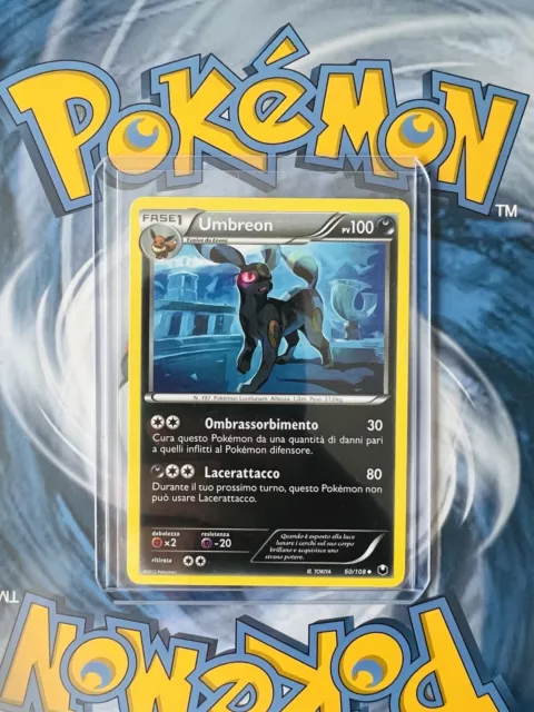 Umbreon 60/108 Dark Explorers schwarz & weiß Pokémon