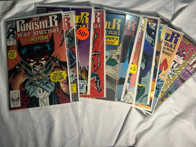 The Punisher War Journal #6-17 Lot of 12 Marvel comics