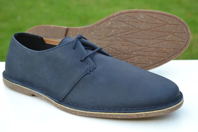 NEW CLARKS MENS Baltimore mid Black Leather Chukka Boots Size UK