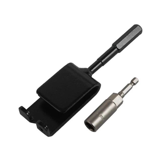 Ice Anchor Power Drill Adapter with Sleeve Ice Anchor Tool for Tent Nails