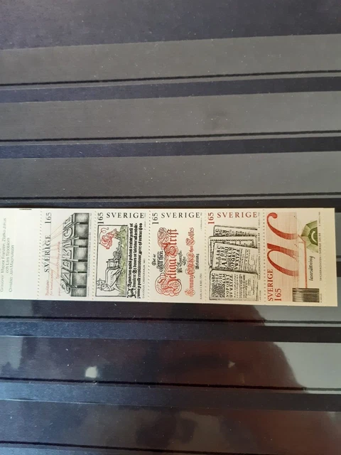 Briefmarken ,Schweden, 1983, 1225-1229,Markenheft 92, Druckerei ,postfrisch