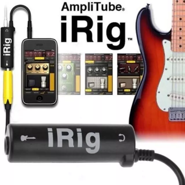 for iPhone  iPad  iPod iRig Guitar Interface Converter iRig Guitar Tuners New