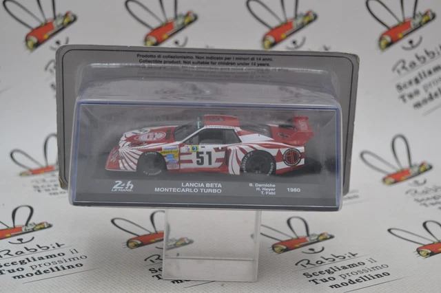 Record 1/43 – Lancia Veta Groupe 5 – Le Mans #51 – Bleu – Bon état