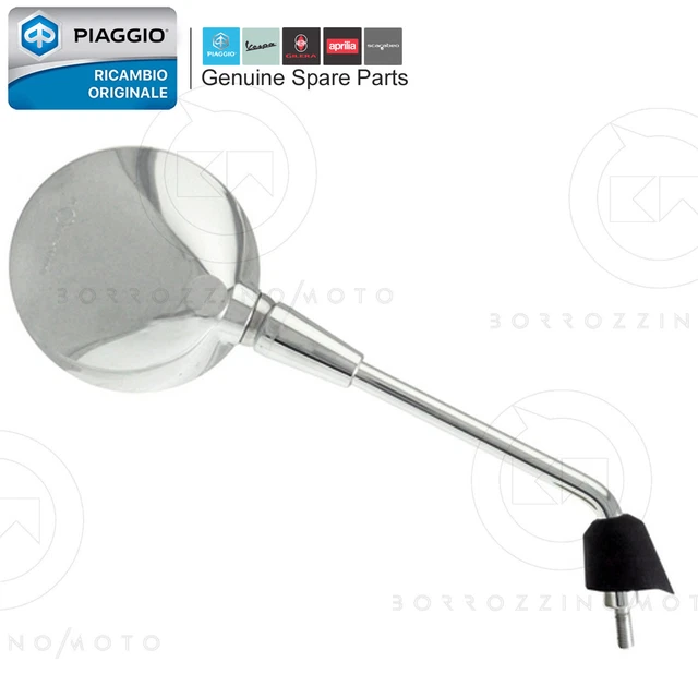 Accessori Scooter Vespa Specchietto Retrovisore Destro Cromato Per Piaggio Vespa PK 50 XL 1987 - Ricambio Originale Specchietto Piaggio - 12