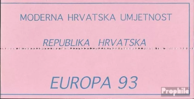 Croatia 240-242 MH mint never hinged mnh 1993 Contemporary Art
