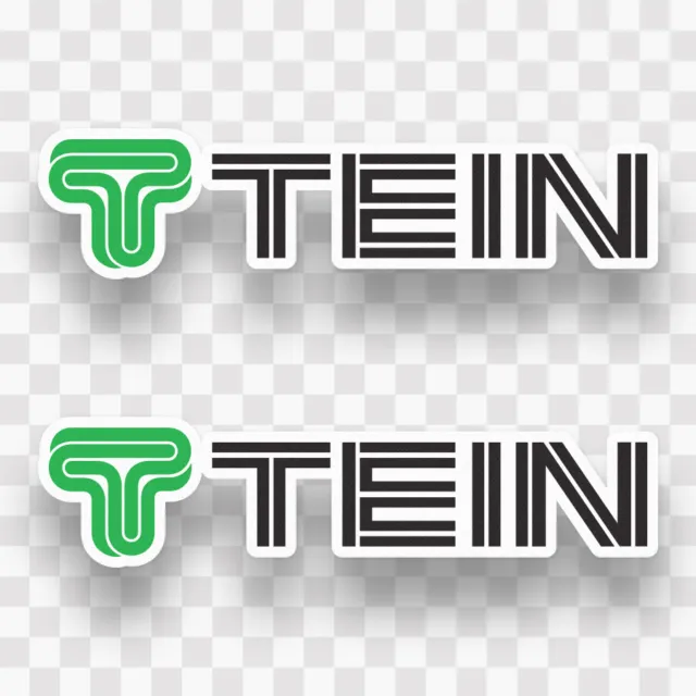 2x TEIN Sticker Vinyl Decal Sponsor Lowering Springs Coilover Kit Race Street