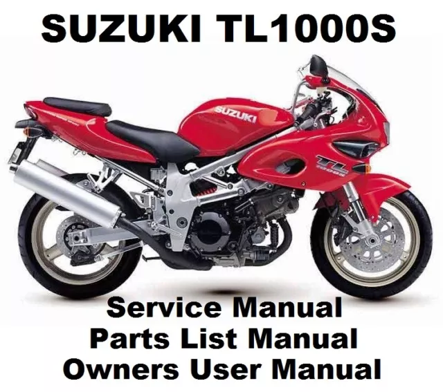 SUZUKI TL1000S Owners Workshop Service Repair Parts Manual PDF Files TLS 1000