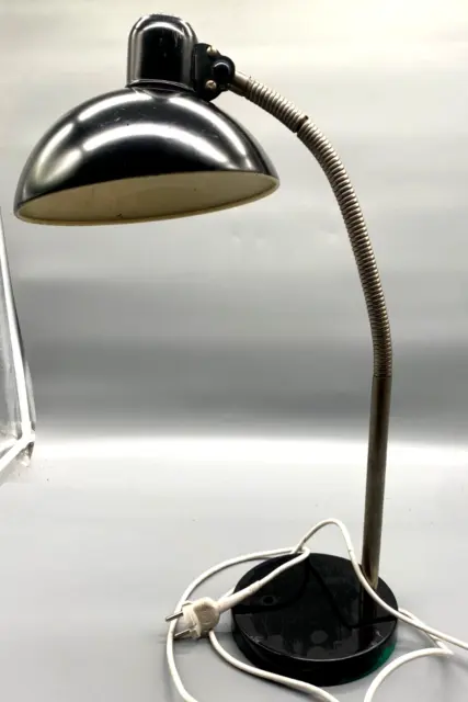 Kaiser Ideal Tischlampe Bürolampe Lampe Leuchter Stehlampe Schwarz Art-Deco