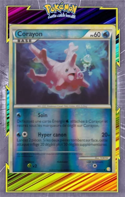 Corayon Reverse - HS01:HeartGold SoulSilver-37/123-Carte Pokemon Française