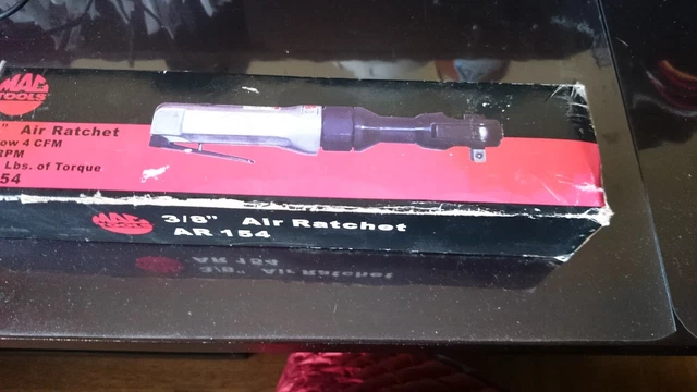 Mac 3/8 Aluminum Air Pneumatic Ratchet  AR-154 (NEW)