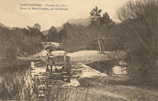 Carte Postale Saint Raphael Passage D'un Gue Route Du Mont Vinaigre Le Gratadis