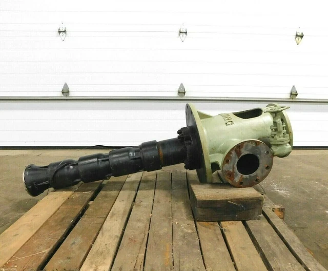 Mo-4832, Deming 36134 Vertical Turbine Suction Pump. 3500 Rpm. 6" Bottom Inlet.