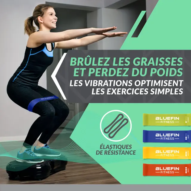 Plateforme Vibrante Ultra Slim Bluefin Fitness 3