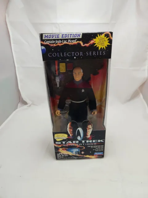 Star Trek Movie Edition Action Figure Picard by Playmates 1994 1:9 Scale B7