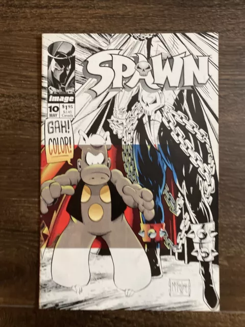 SPAWN #10 May 1992 Image: Cerebus cross over Todd McFarlane
