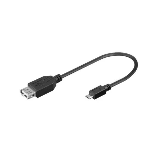 Cavo OTG USB 2.0 femmina A MICRO B maschio adattatore dati per Samsung Galaxy