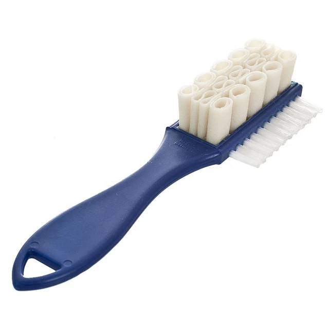 Set 4 Spazzole Per Scarpe Scamosciate E Nabuk - Con Gomma E Panno, Pulizia Delicata E Profonda - Foto 8