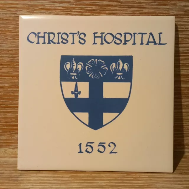 Christ's Hospital School Hirsham West Sussex Est. 1552 6" x 6" Ceramic Tile