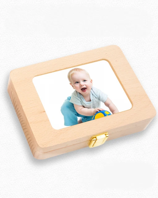 Baby Fairy Tooth Box,Solid Wood Teeth Boxes, Teeth Storage Box,Kids Keepsake Org