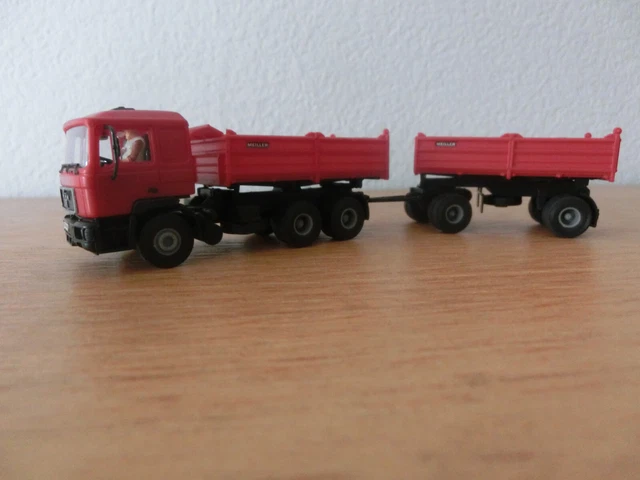 KIBRI 10364 MAN LKW mit Tieflader in H0 in OVP EUR 15,50 - PicClick DE
