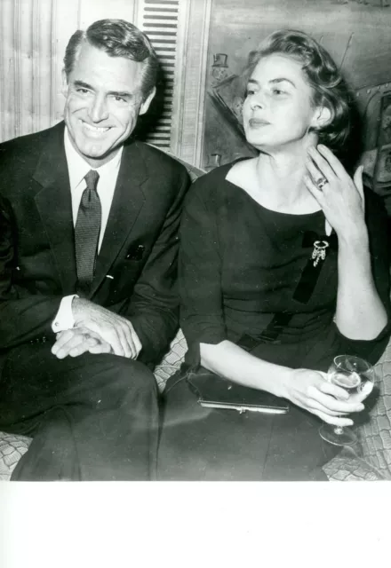 Cary Grant Ingrid Bergman Photo De Presse Cinema