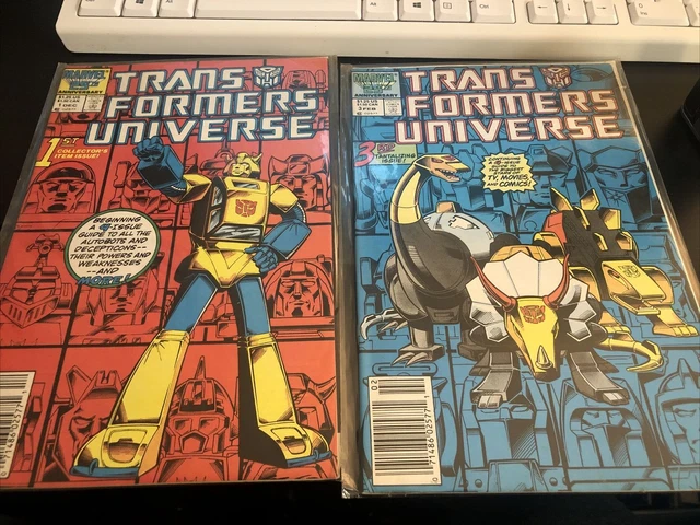 TRANSFORMERS UNIVERSE MARVEL COMICS VOL #1  and #3