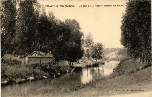 CPA CHALONS-sur-MARNE - ONE ARM of the MARNE (363710)