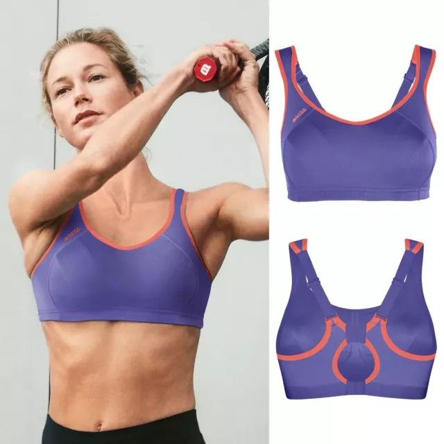 Shock Absorber Sports Bra S4490 Non-Wired High Impact Supportive Womens Gym  Bra
